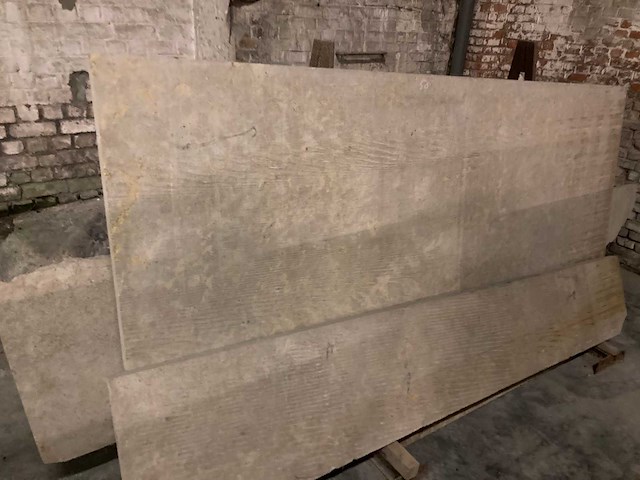 1 x bok met platen bourgondische witsteen - afbeelding 4 van  4