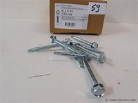 1 x boorschroef zeskant 6,3x63 mm 100 stuks - afbeelding 1 van  2