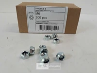 1 x borgmoeren m 6 200 stuks met nylon ring - afbeelding 3 van  3