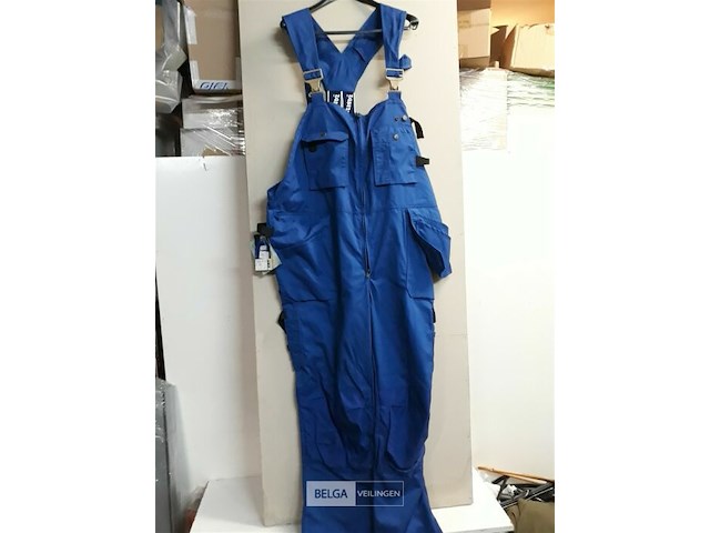 1 x bretelbroek blauw fristads 62 - afbeelding 3 van  3