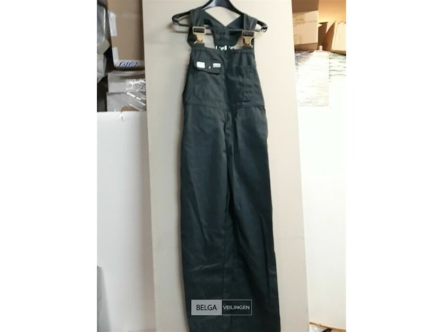 1 x bretelbroek groen fristads 48 - afbeelding 2 van  3