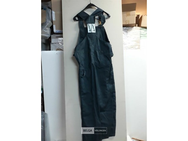 1 x bretelbroek groen fristads 48 - afbeelding 3 van  3