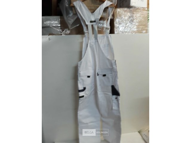 1 x bretelbroek wit wolf line 46 - afbeelding 3 van  3