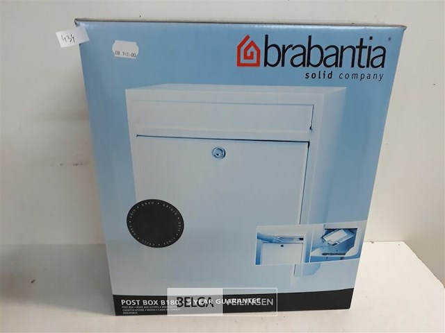 1 x brievenbus brabantia grey - afbeelding 2 van  3
