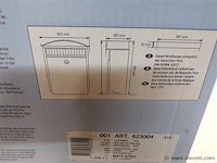 1 x brievenbus brabantia inox - afbeelding 2 van  2