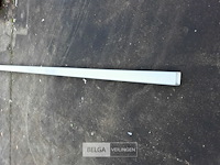 1 x buis pvc grijs 80x80mm 4m - afbeelding 1 van  3