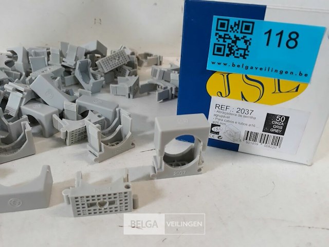 1 x buisklem 16-25mm 50 stuks - afbeelding 3 van  3