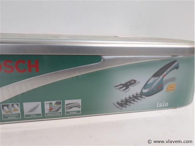 1 x buxusschaar 12 cm isio 3,6v + vervangmes als grasschaar - afbeelding 2 van  2