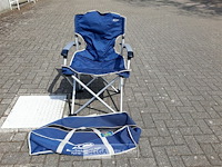 1 x campingstoel alu leuning opklapbaar - afbeelding 2 van  3