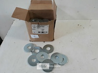 1 x carrosserie rondellen verzinkt m 16 x 50 mm 100 stuks - afbeelding 2 van  3