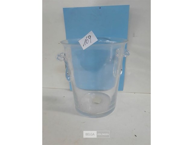 1 x champagne emmer glas 21 cm - afbeelding 1 van  3