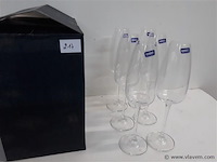 1 x champagneglazen 6 stuks - afbeelding 1 van  2
