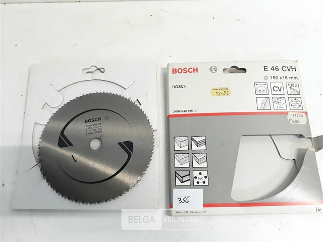 1 x cirkelzaagblad cv bosch 150mm - afbeelding 1 van  3