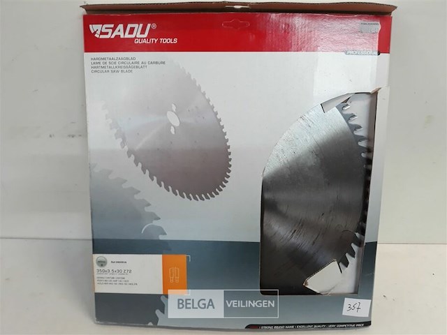1 x cirkelzaagblad widea 350 mm 72t - afbeelding 2 van  3