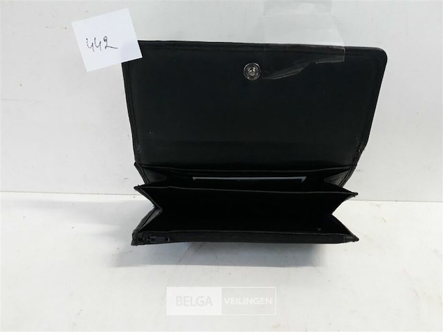 1 x dames portefuille zwart - afbeelding 2 van  3