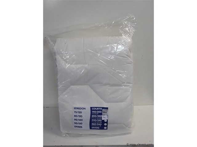 1 x dekbed 140x200 b-kwaliteit - afbeelding 2 van  2