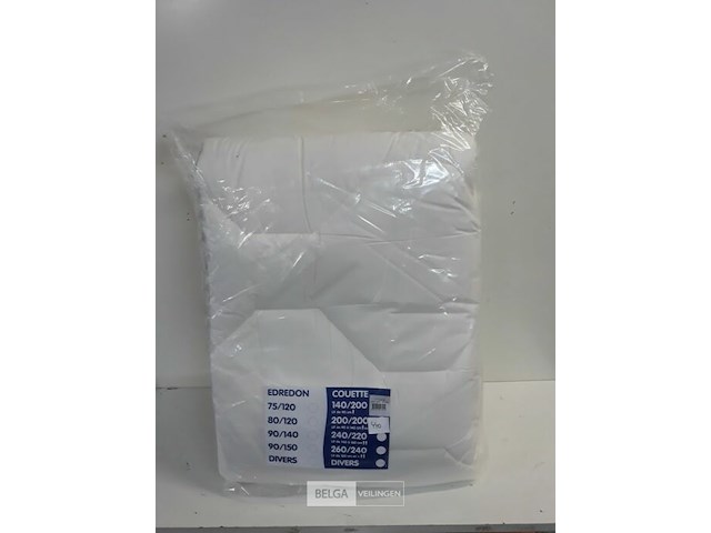 1 x dekbed 140x200 b-kwaliteit - afbeelding 3 van  3