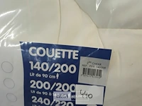 1 x dekbed 140x200 b-kwaliteit
