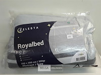 1 x dekbed zelesta 200x200 grey - afbeelding 1 van  3
