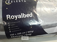 1 x dekbed zelesta 200x200 grey - afbeelding 3 van  3