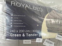 1 x dekbed zelesta 240x200 groen/grijs - afbeelding 3 van  3