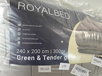 1 x dekbed zelesta 240x200 groen/grijs - afbeelding 3 van  3