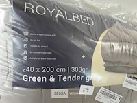 1 x dekbed zelesta 240x200 groen/grijs - afbeelding 3 van  3