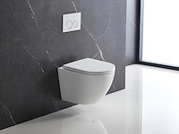 1 x design hangtoilet tornado wit - gesloten onderbodem - afbeelding 1 van  6