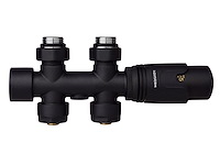 1 x design kraanset zwart- vloer (recht) - afbeelding 2 van  2