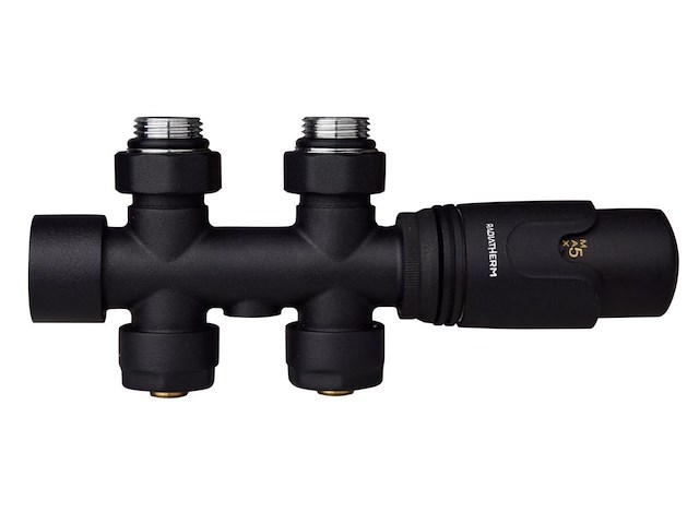 1 x design kraanset zwart- vloer (recht) - afbeelding 2 van  2