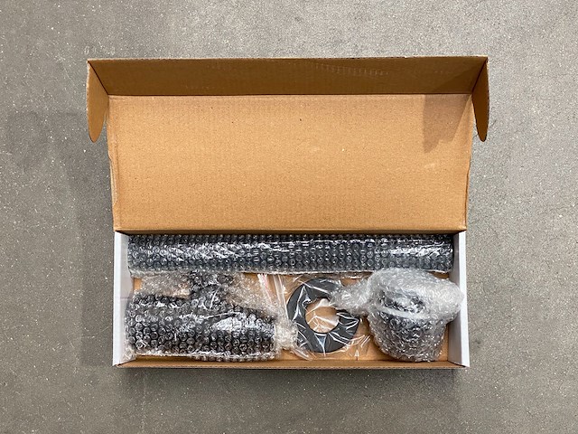 1 x design sifon met afvoerplug mat zwart - afbeelding 3 van  5