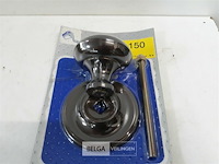1 x deurbol messing verbronsd 70 mm - afbeelding 2 van  3