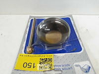 1 x deurbol messing verbronsd 70 mm - afbeelding 3 van  3
