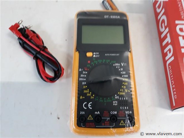 1 x digitale multimeter - afbeelding 2 van  2