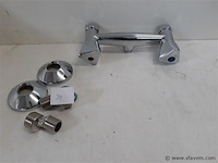 1 x douche kraan chrome knoppen showmodel - afbeelding 1 van  2
