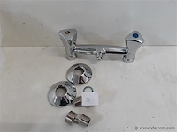 1 x douche kraan chrome knoppen showmodel - afbeelding 2 van  2
