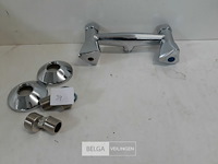 1 x douche kraan chrome knoppen showmodel - afbeelding 2 van  3
