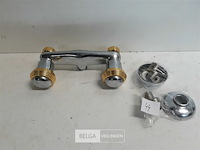 1 x douche kraan goud kleur knoppen showmodel - afbeelding 1 van  3