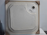 1 x douchebak 80x80 cm polyester - afbeelding 2 van  2