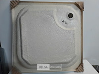 1 x douchebak 80x80 cm polyester - afbeelding 3 van  3
