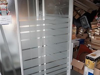 1 x douchedeur 80 + wand 75 cm showmodel - afbeelding 2 van  2