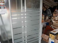 1 x douchedeur 80 + wand 75 cm showmodel - afbeelding 3 van  3