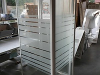 1 x douchedeur 80 + wand 75 cm showmodel - afbeelding 1 van  3