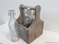 1 x draagbak met 6 melkflessen - afbeelding 2 van  2