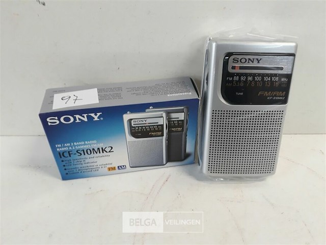 1 x draagbare radio sony - afbeelding 1 van  3