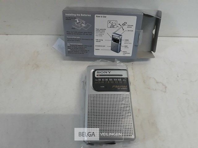 1 x draagbare radio sony - afbeelding 3 van  3
