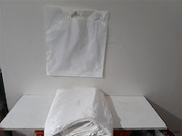 1 x draagzakken plastiek 44x50 cm +/-200 stuks - afbeelding 1 van  2
