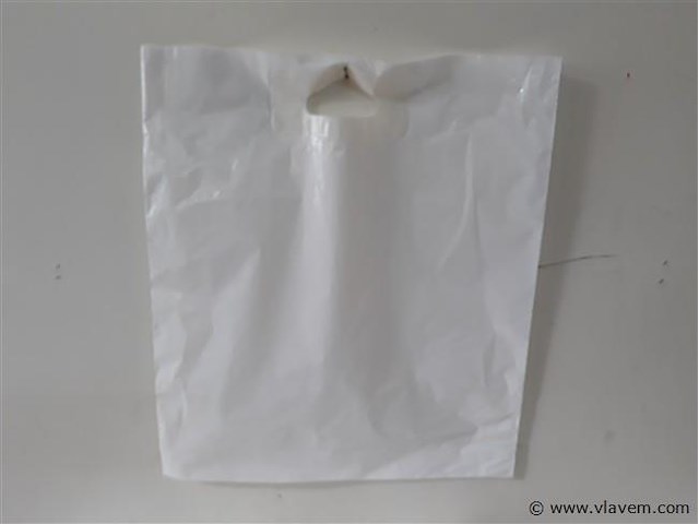 1 x draagzakken plastiek 44x50 cm +/-200 stuks - afbeelding 2 van  2