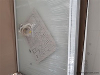 1 x draaideur + 3 zijwanden voor douchebak 80 cm - afbeelding 2 van  2