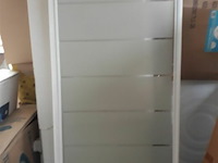 1 x draaideur voor douchebak 90 cm